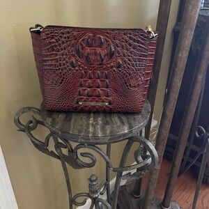 Crocodile Embossed Handbag